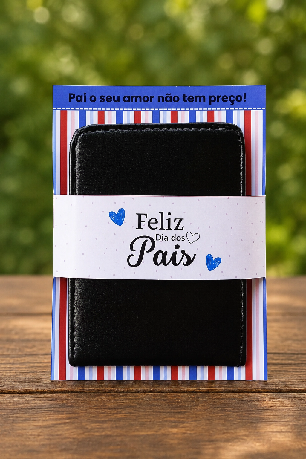 Porta-carteira, pai o seu amor não tem preço