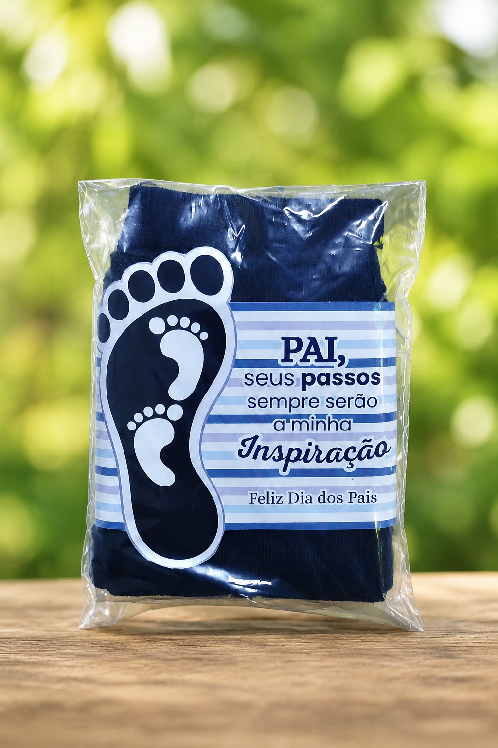 Porta-Meia / Pai, seus passos sempre serão a minha inspiração