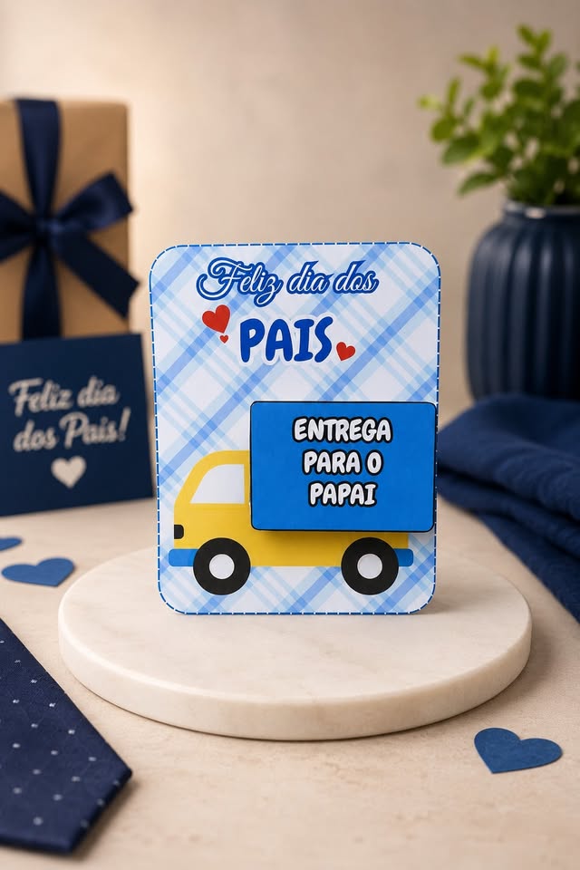 Imagem 2 de Cartão entrega para o papai - Feliz dia dos Pais - Arte - Arquivo