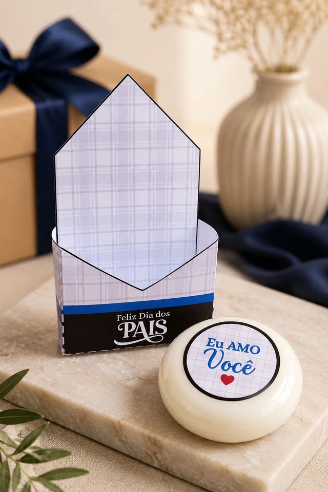 Imagem 2 de Mini caixa envelope. Feliz Dia dos Pais - Arte - Arquivo